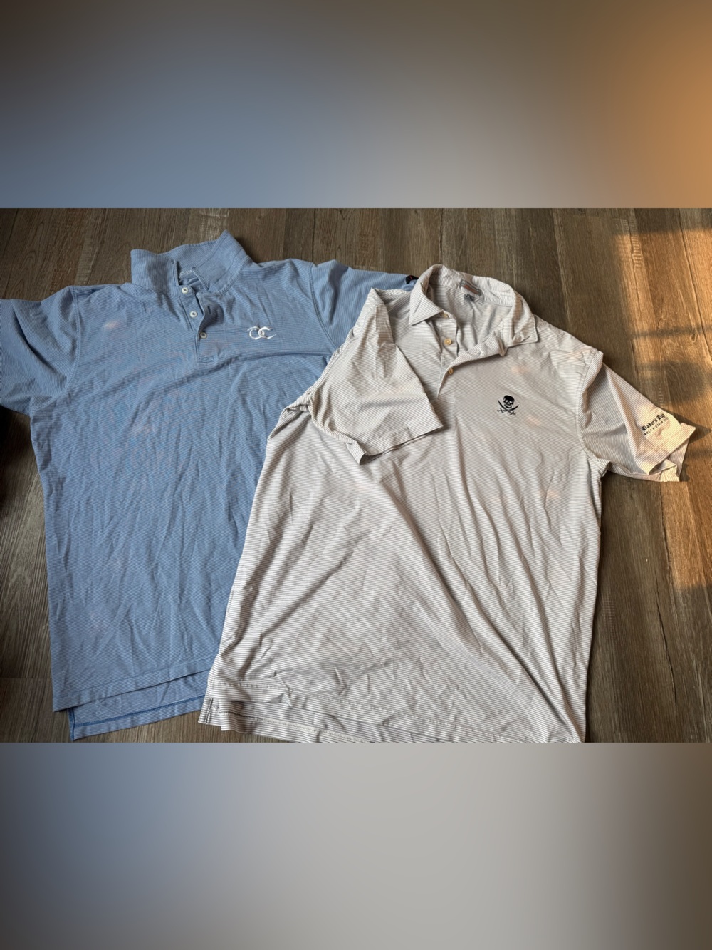 Peter Millar Johnnie O Golf Polo Shirt Lot Bundle Company Logos 8 Polos